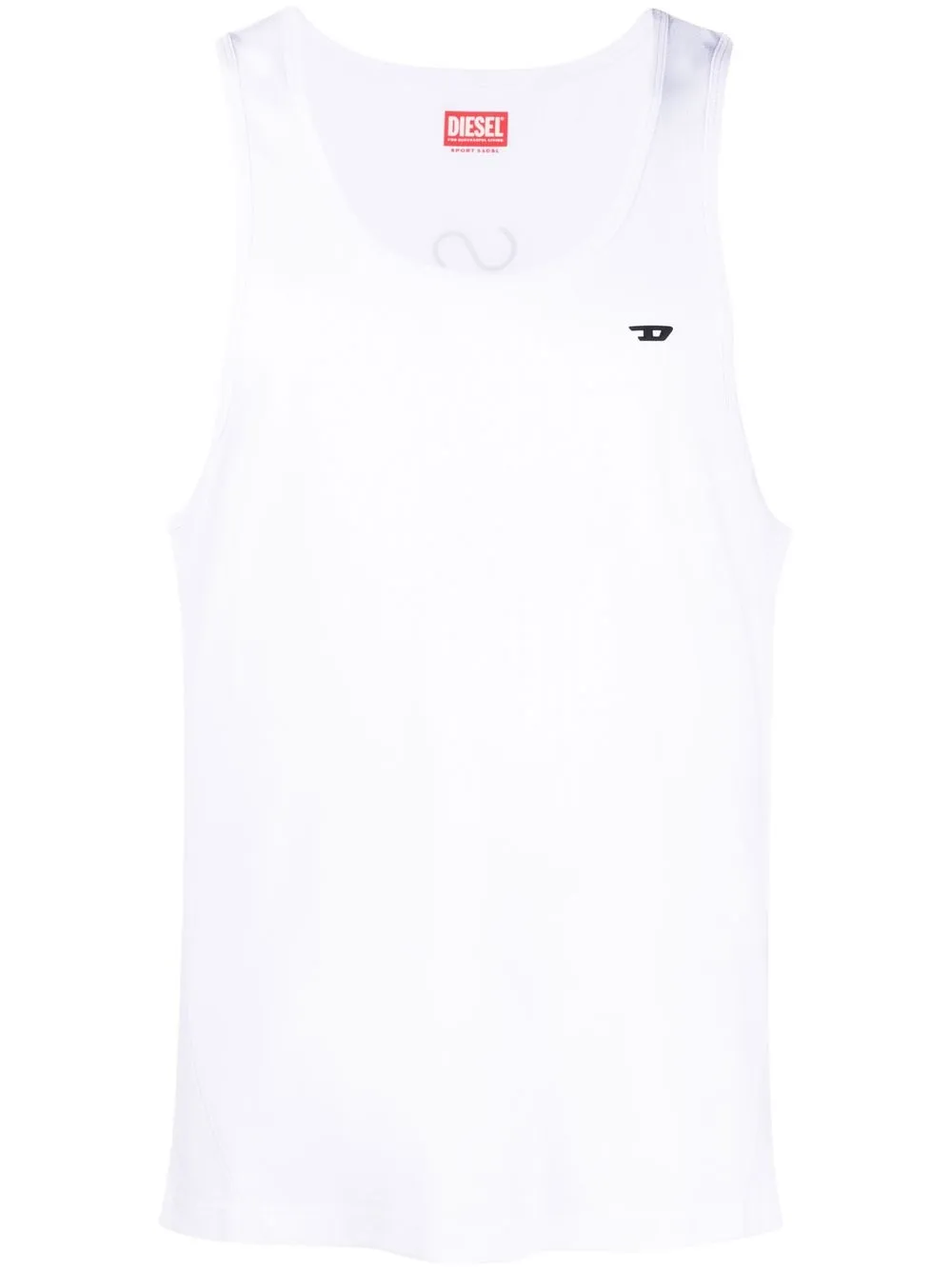 

Diesel camiseta con parche del logo - Blanco