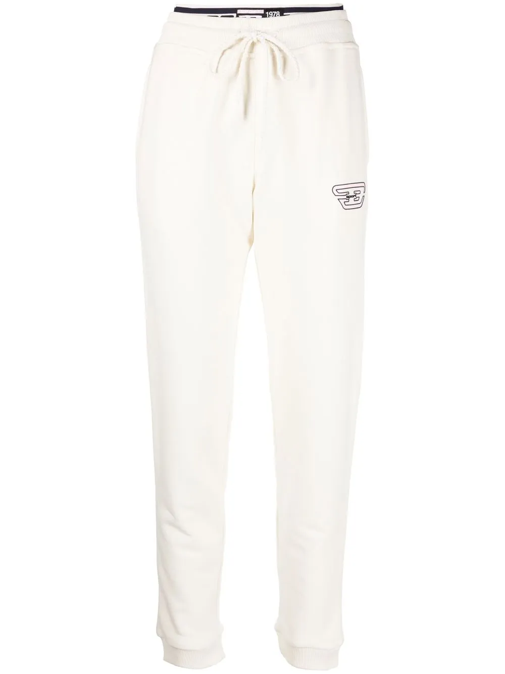 

Diesel logo-print track pants - Neutrals