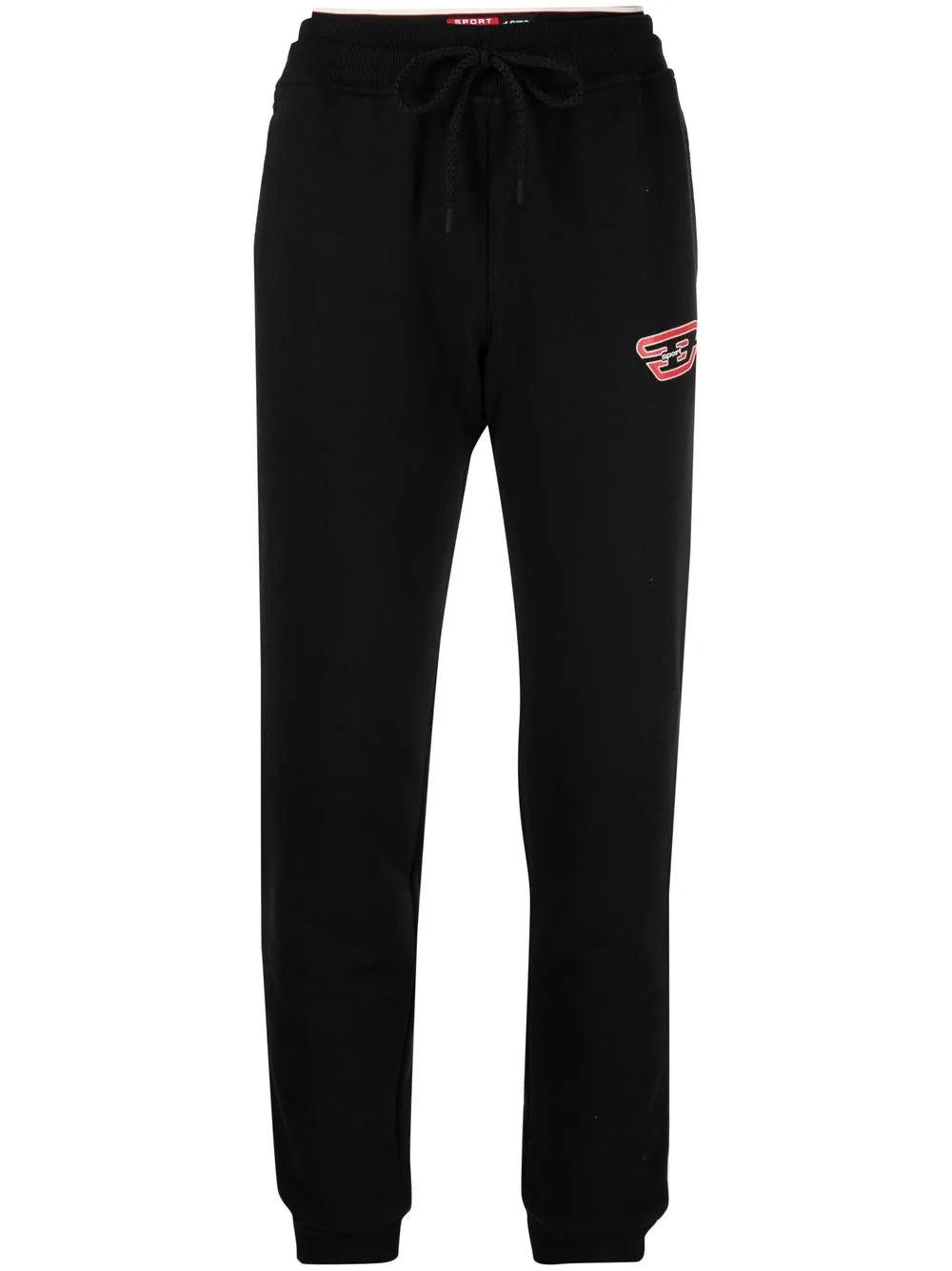 

Diesel logo-print track pants - Black