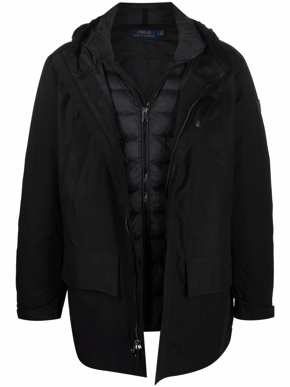 

Polo Ralph Lauren parka a capas - Negro