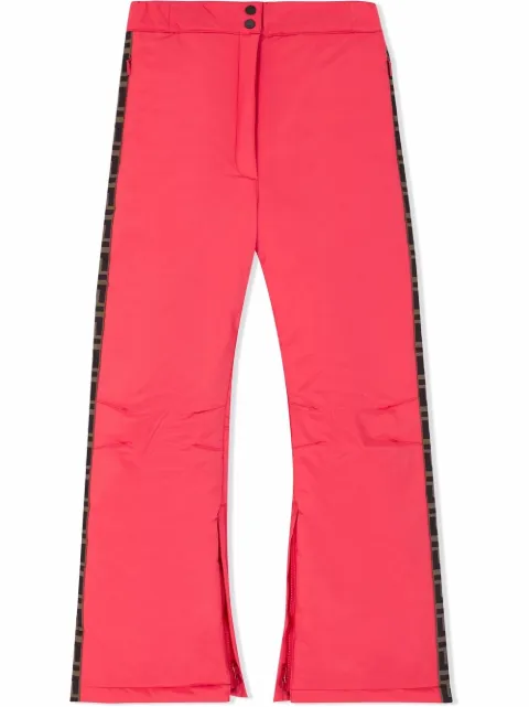 Fendi Kids FF-stripe ski trousers