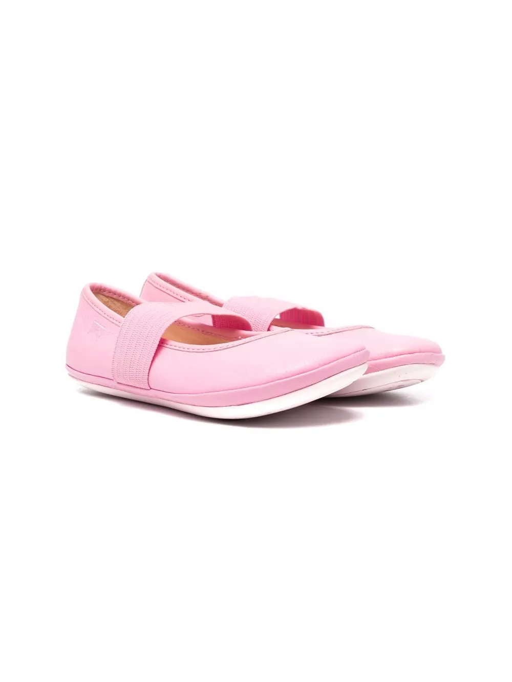 

Camper Kids elasticated-strap ballerinas - Pink