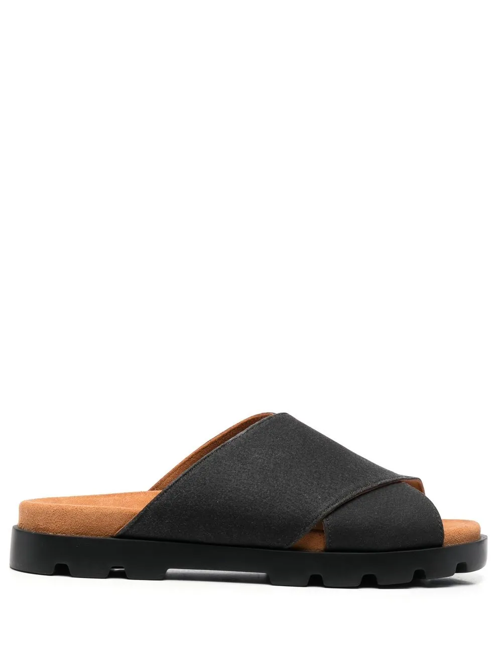 

Camper sandalias Brutus con tiras cruzadas - Negro