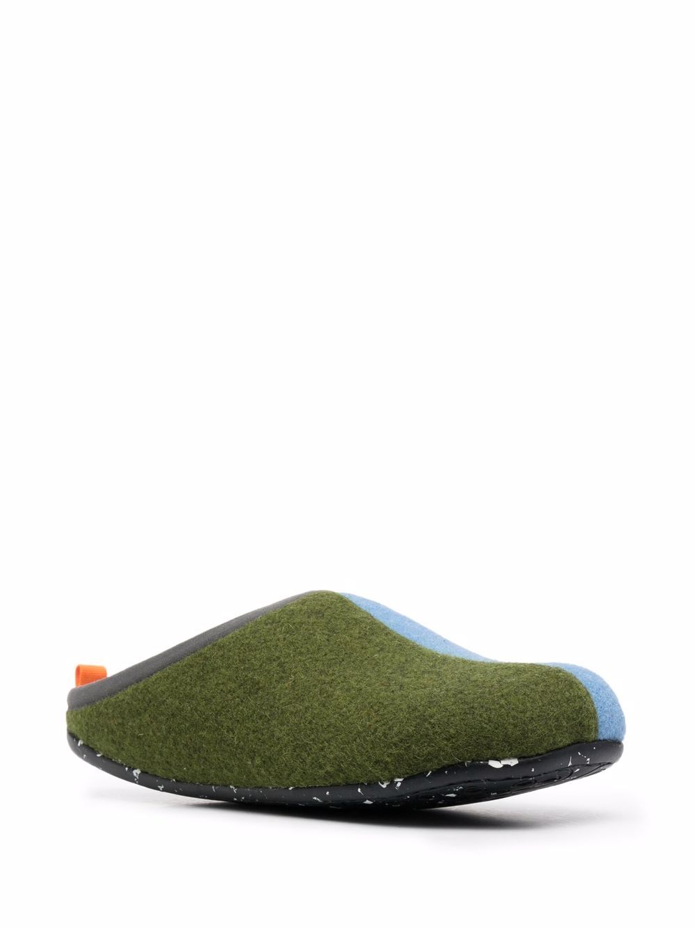 Camper Wabi slippers met colourblocking - Blauw