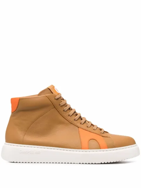 Camper leather lace up boots
