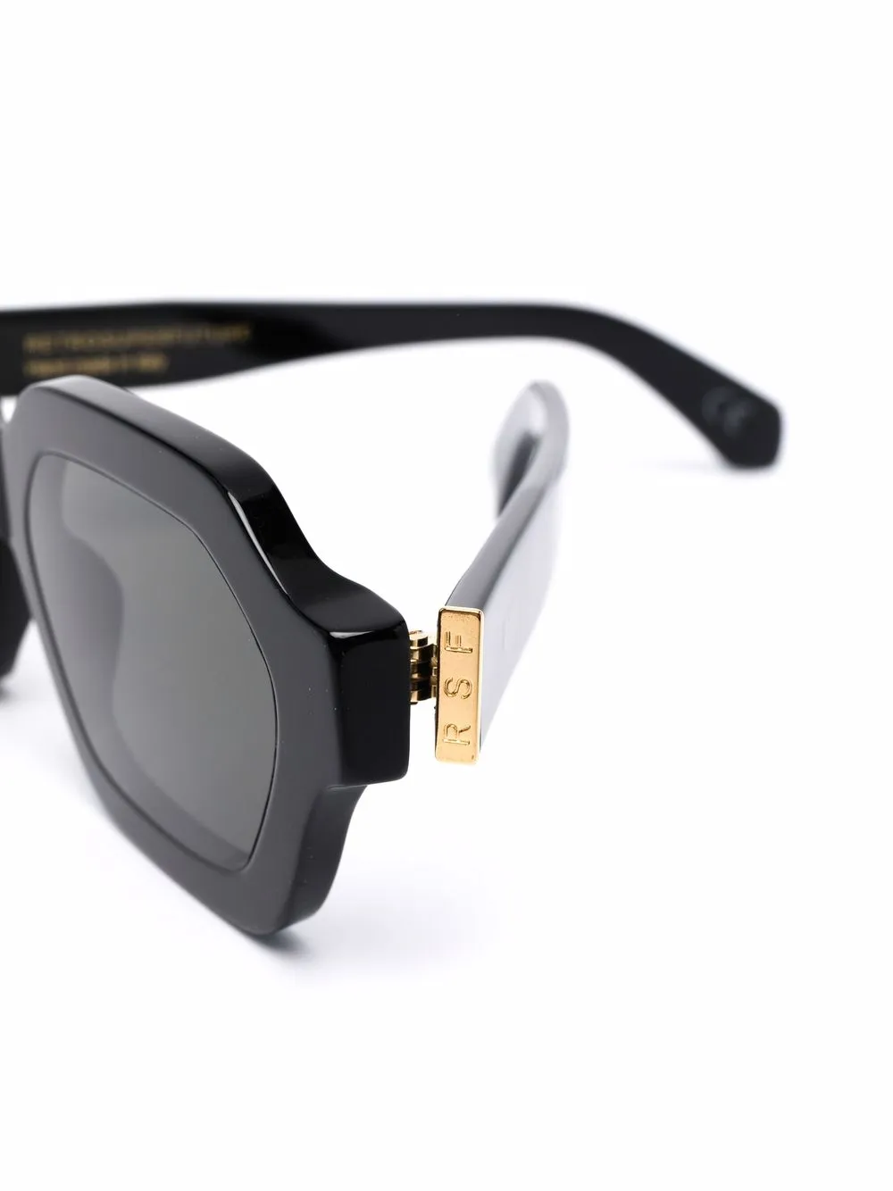  Retrosuperfuture Sonnenbrille Mit Geometrischem Gestell   Schwarz 