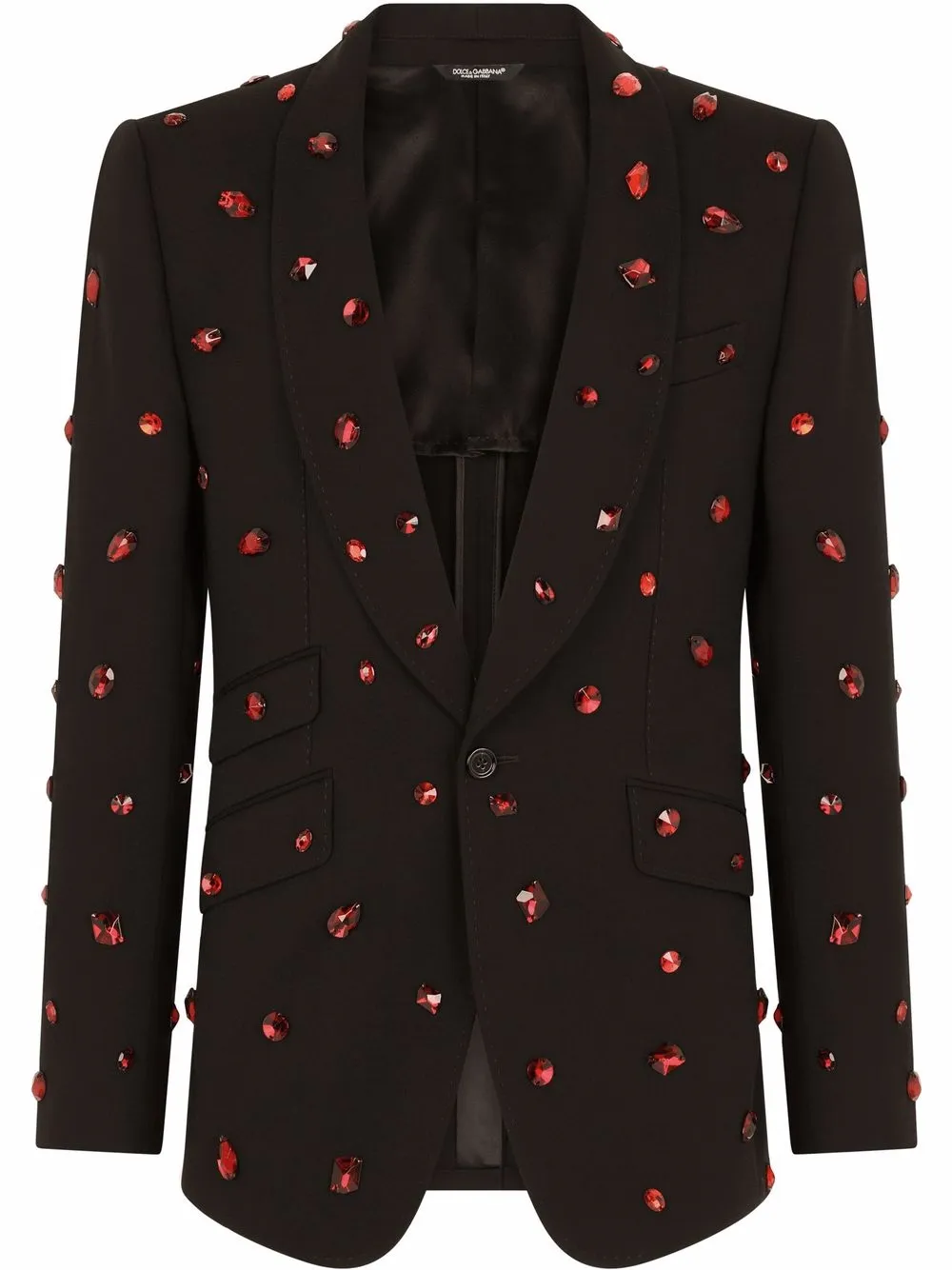 

Dolce & Gabbana blazer con detalles de cristales - Negro