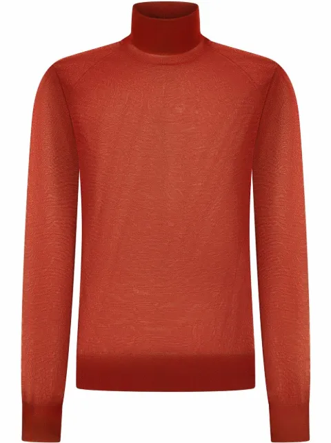 Dolce & Gabbana transparent roll-neck top