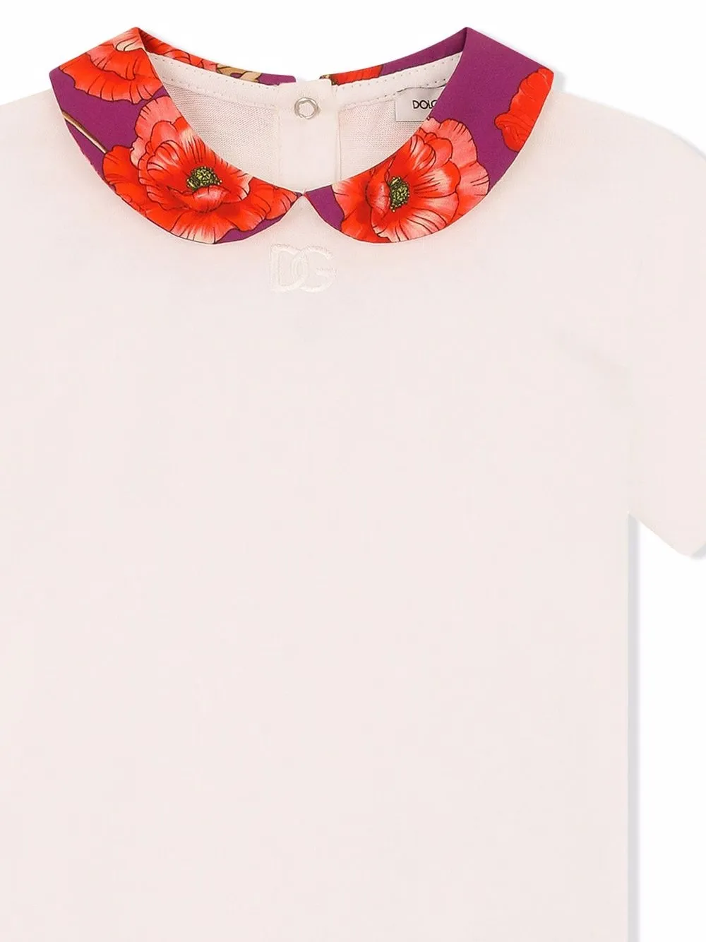 peter pan collar polo shirt