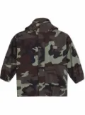Dolce & Gabbana Kids camouflage-print lightweight jacket - Green