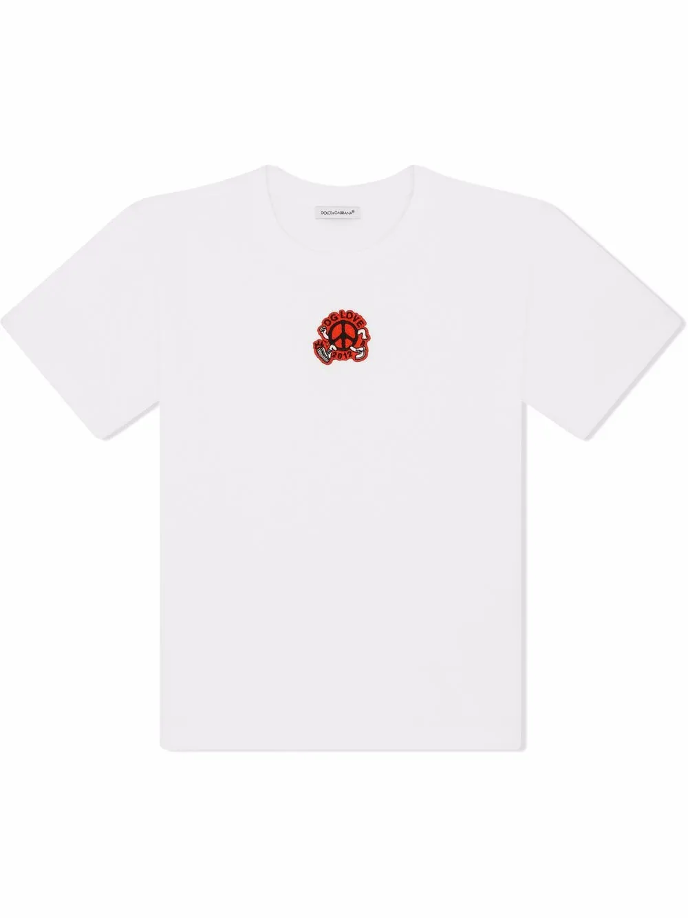 

Dolce & Gabbana Kids DG Love cotton T-shirt - White