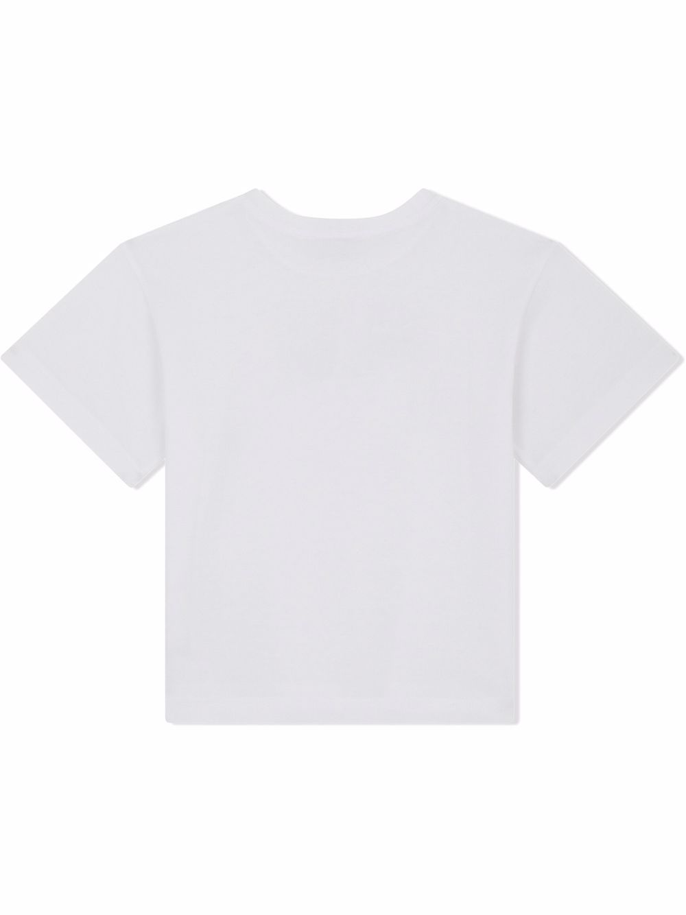 Dolce & Gabbana Kids T-shirt met logopatch - Wit