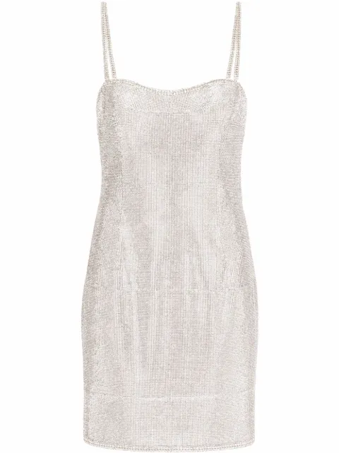 Dolce & Gabbana crystal mesh minidress