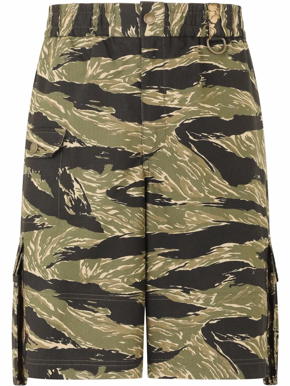 

Dolce & Gabbana shorts cargo con estampado abstracto - Negro