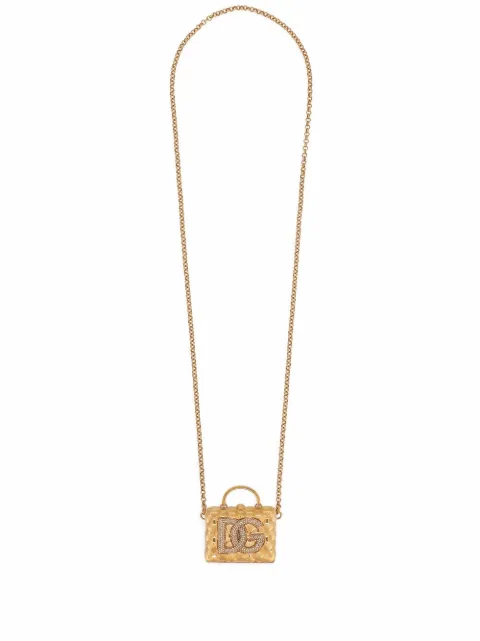 Dolce & Gabbana قلادة سلسلة بزينة كريستال