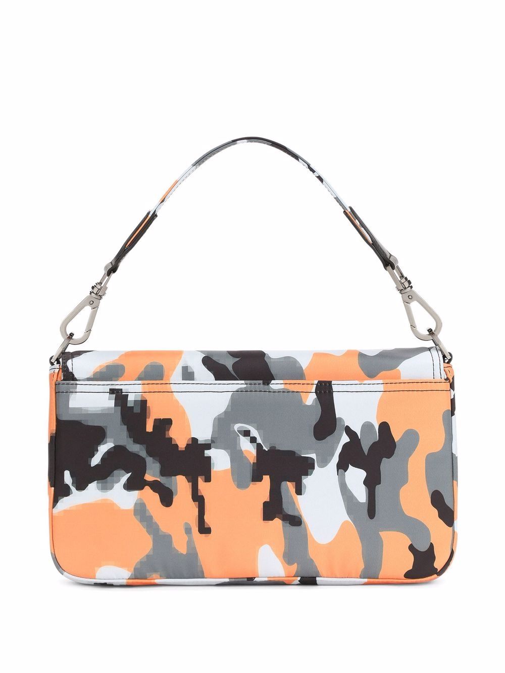 camouflage-print shoulder bag