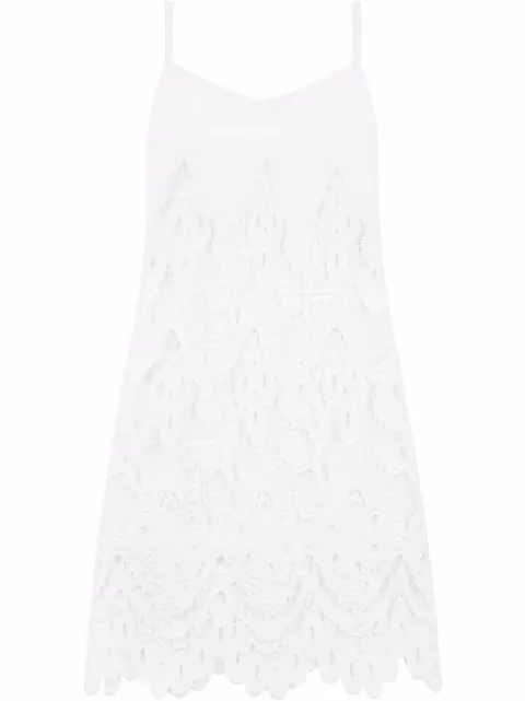 Dolce & Gabbana openwork sleeveless minidress