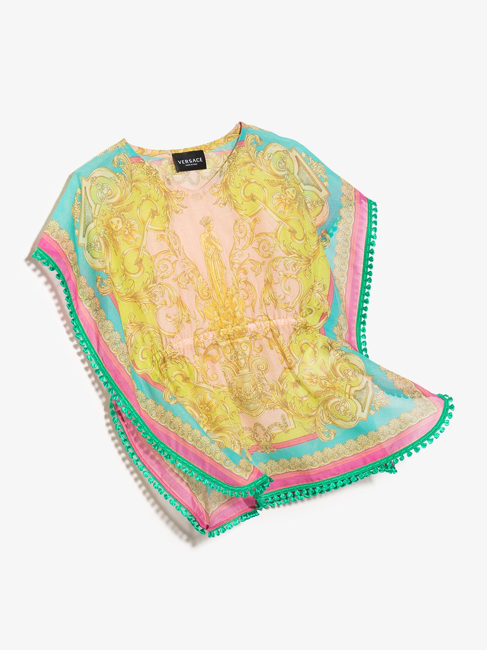 Versace Kids Jurk met barokprint - Roze