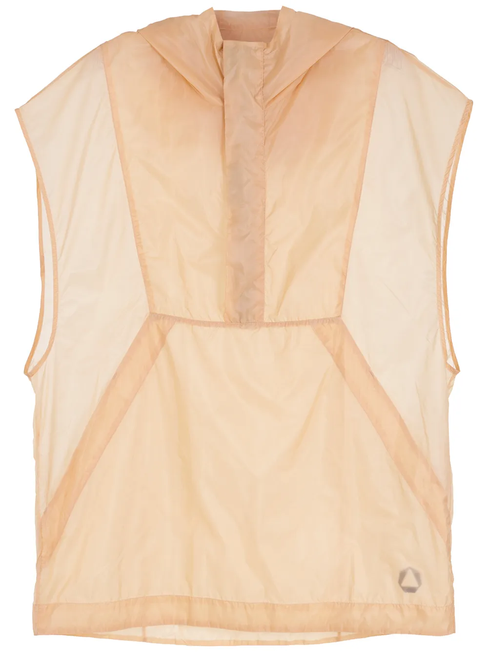 

Osklen hooded sleeveless jacket - Neutrals
