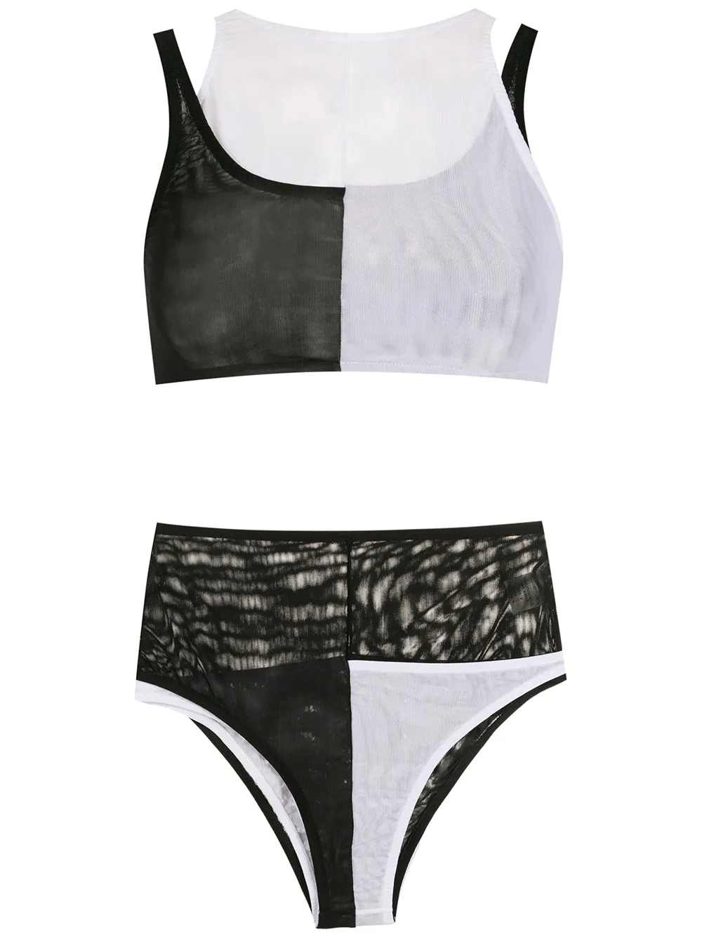 

Osklen colour-block lingerie set - Black