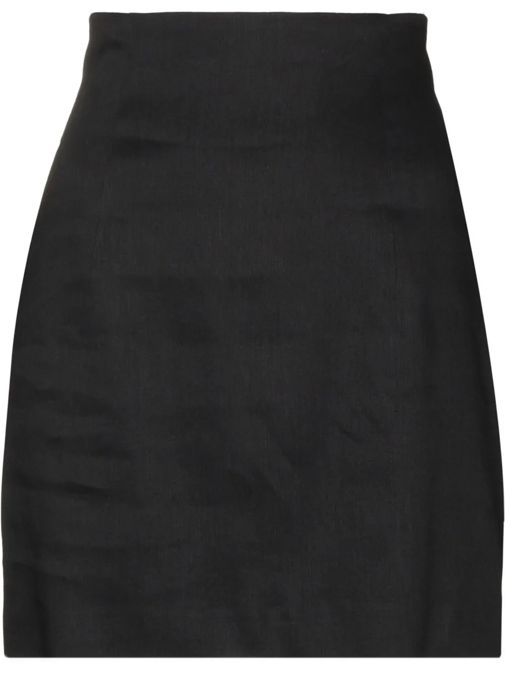 

GAUGE81 Mani linen mini skirt - Black