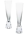 Tom Dixon Tank set of two Champagne glasses - White