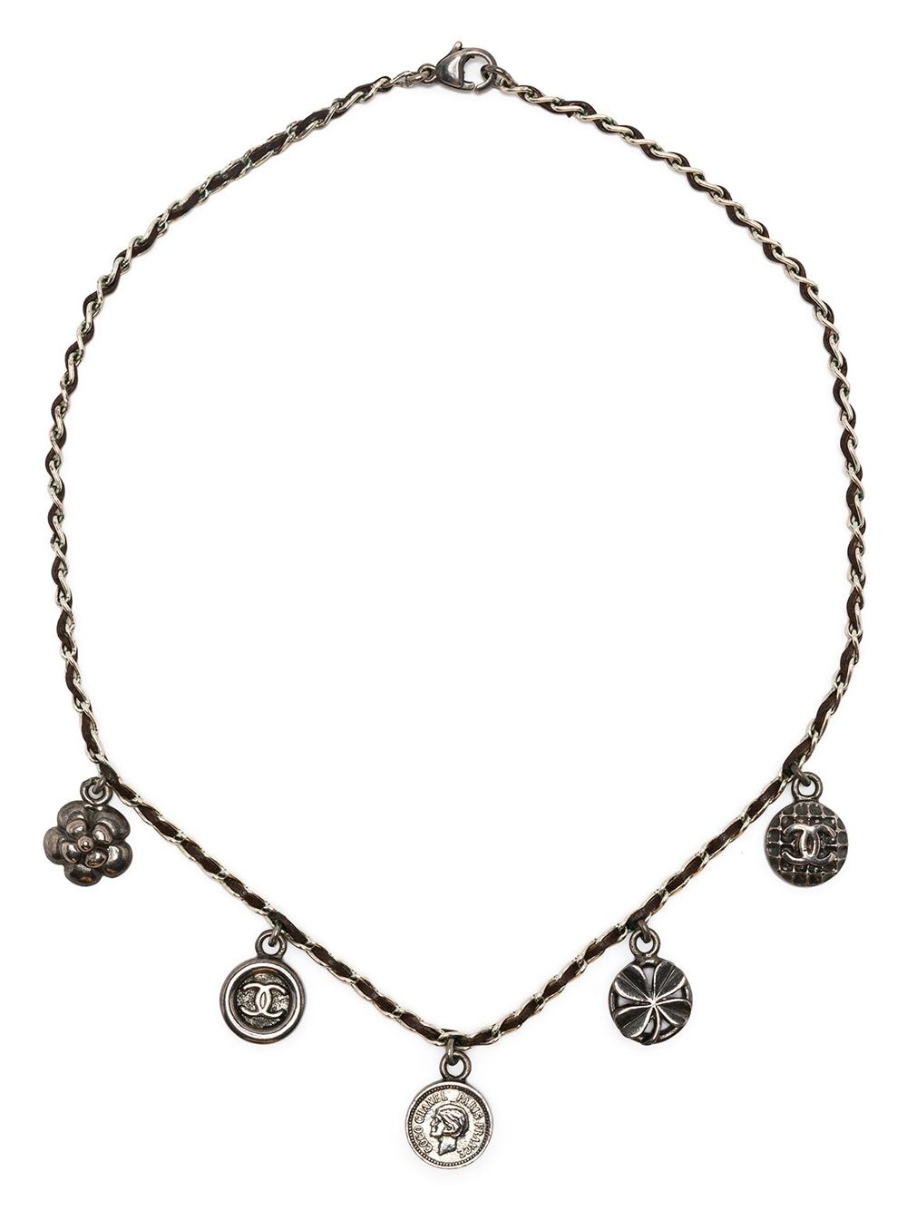 CHANEL Pre-Owned 1996 Medallion Charms Necklace - Farfetch