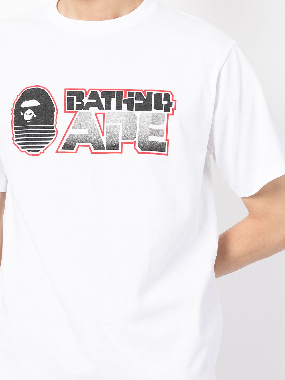 фото A bathing ape® футболка с графичным принтом