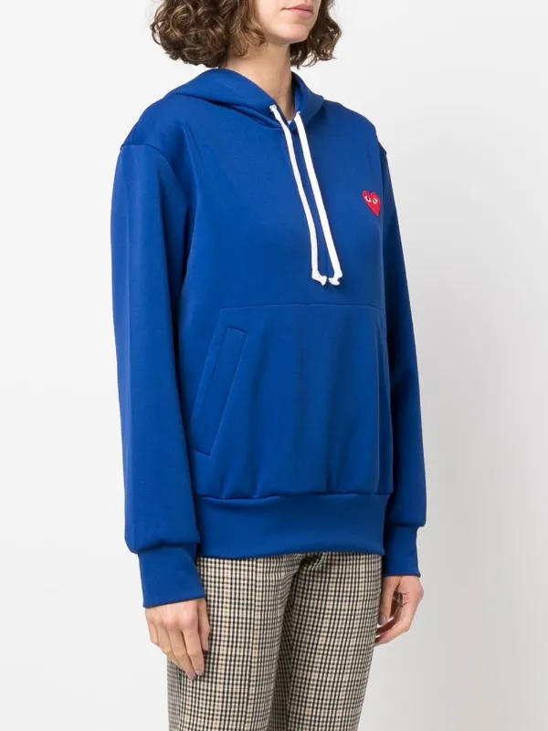 Comme des shop garcons hoodie blue