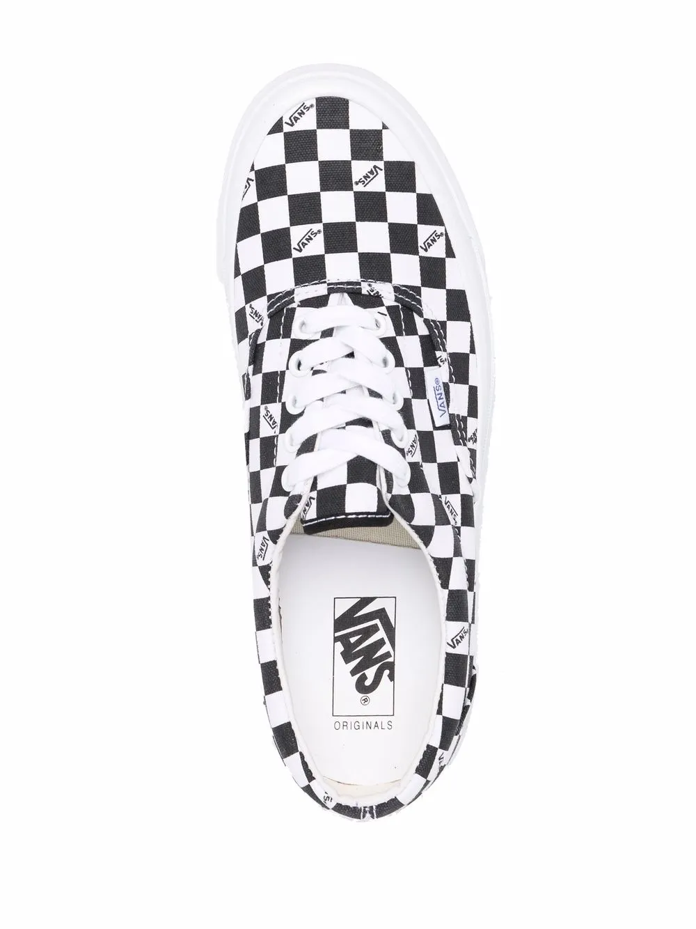 фото Vans кеды ua authentic в клетку