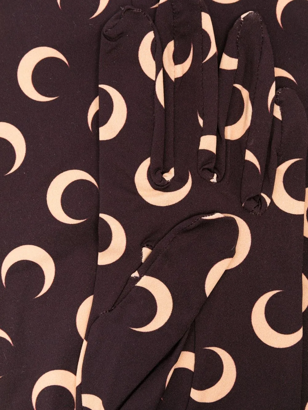 фото Marine serre перчатки second skin с принтом crescent moon