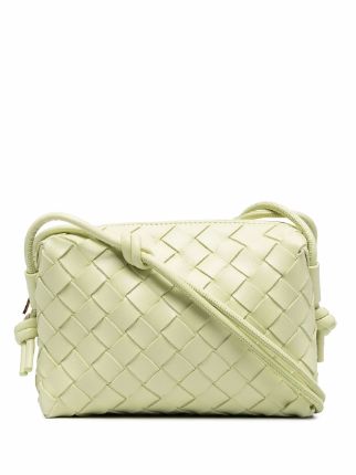 bottega veneta mini full flap intrecciato crossbody bag