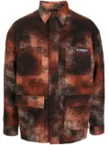 MISBHV patterned logo-patch shirt - Red