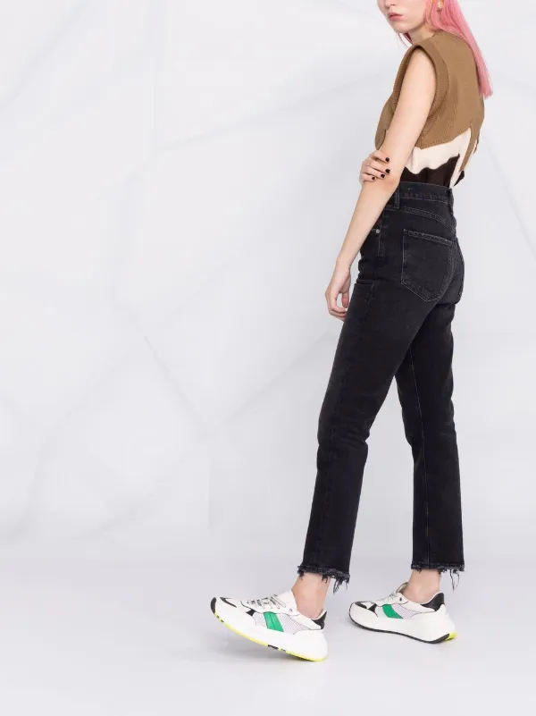 Citizens Of Humanity Jolene Frayed high-rise Jeans - Farfetch