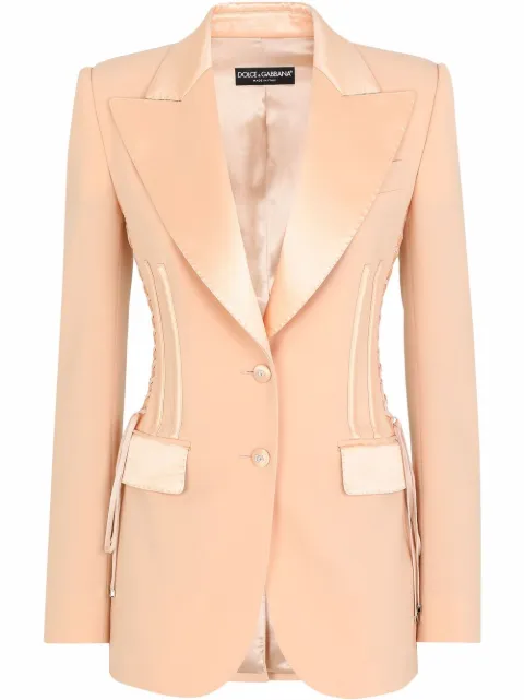 Dolce & Gabbana gabardine single-breasted blazer