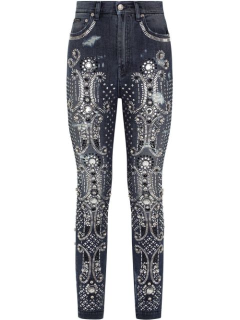 Dolce & Gabbana Grace embellished skinny jenas Women