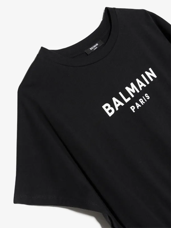 Balmain Kids ロゴ ワンピース | ブラック | FARFETCH JP