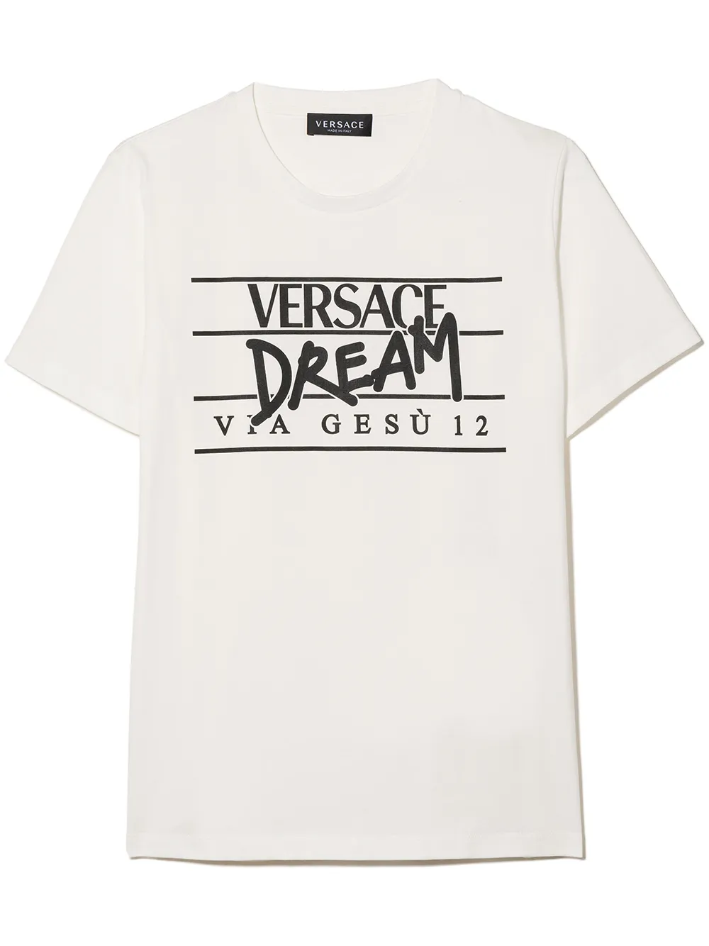 

Versace Kids TEEN Dream-print short-sleeve T-shirt - White