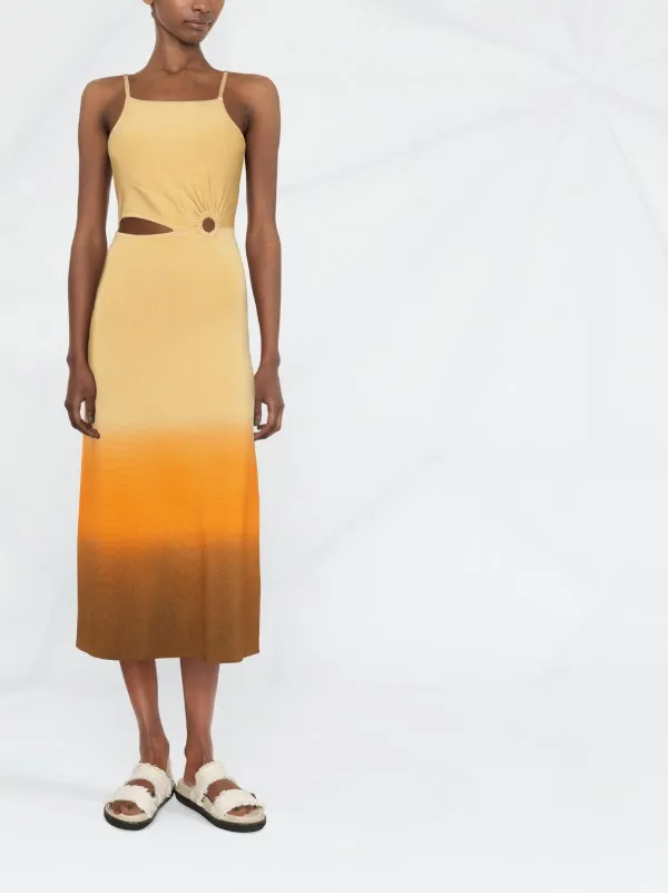 SANDRO gradient-effect Sleeveless Dress 