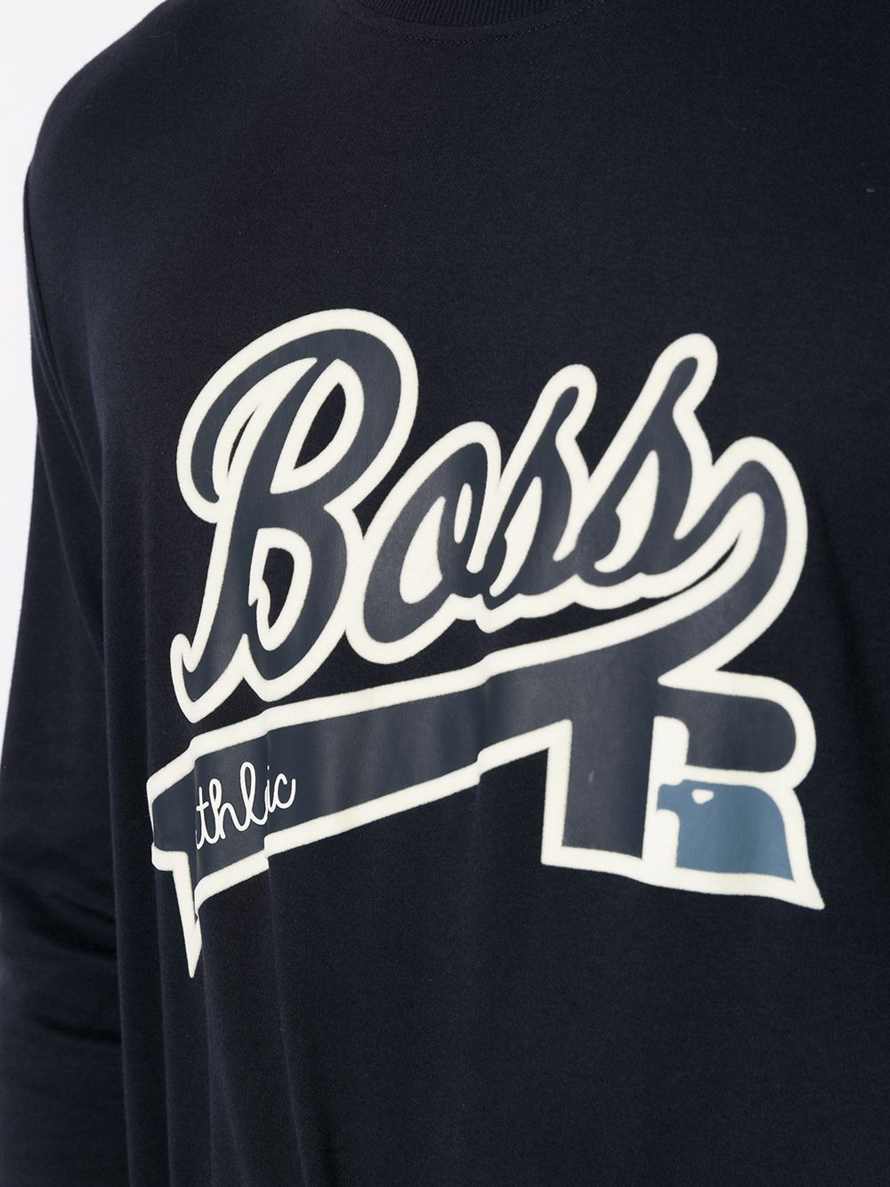 BOSS x Russell Athletic logo-print T-shirt - Farfetch