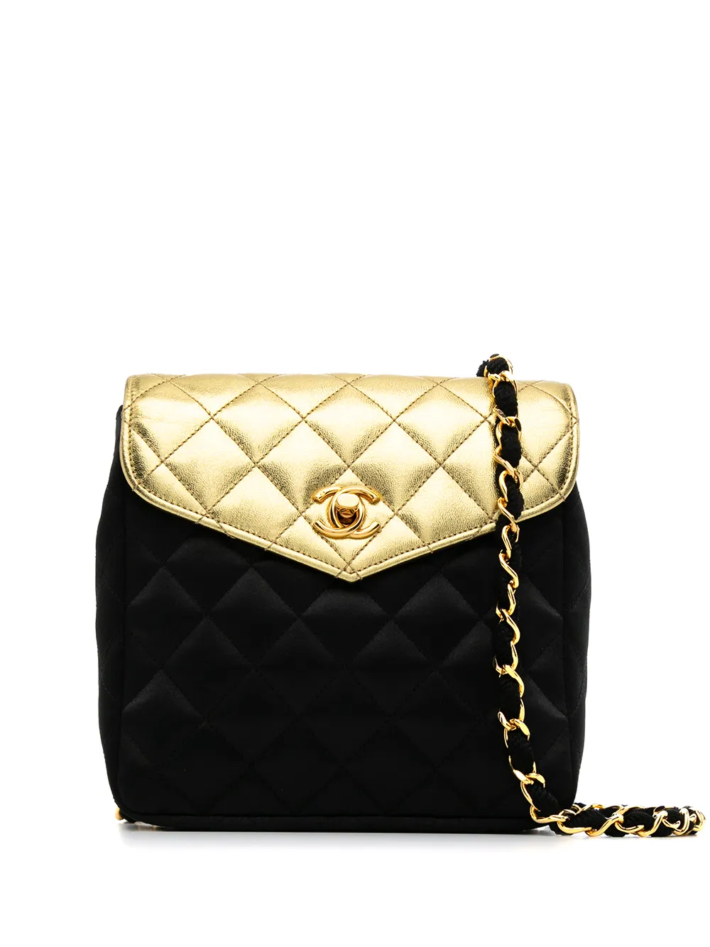 

Chanel Pre-Owned bolsa de hombro con capitonado de rombos 1985-1993 - Amarillo