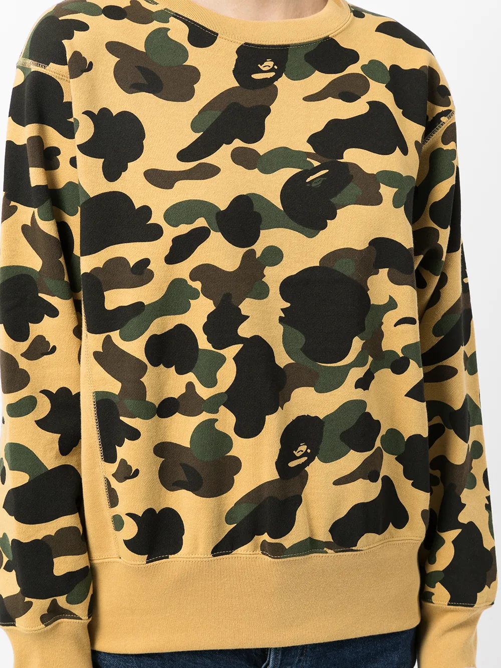 фото A bathing ape® толстовка с камуфляжным принтом