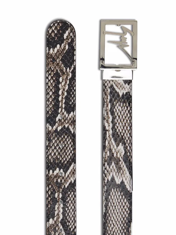 Giuseppe Zanotti snakeskin-effect Calf 