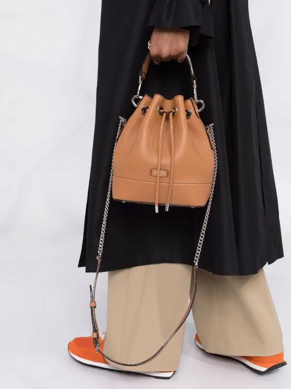 Lancel Leather Bucket Bag Neutrals FARFETCH PH