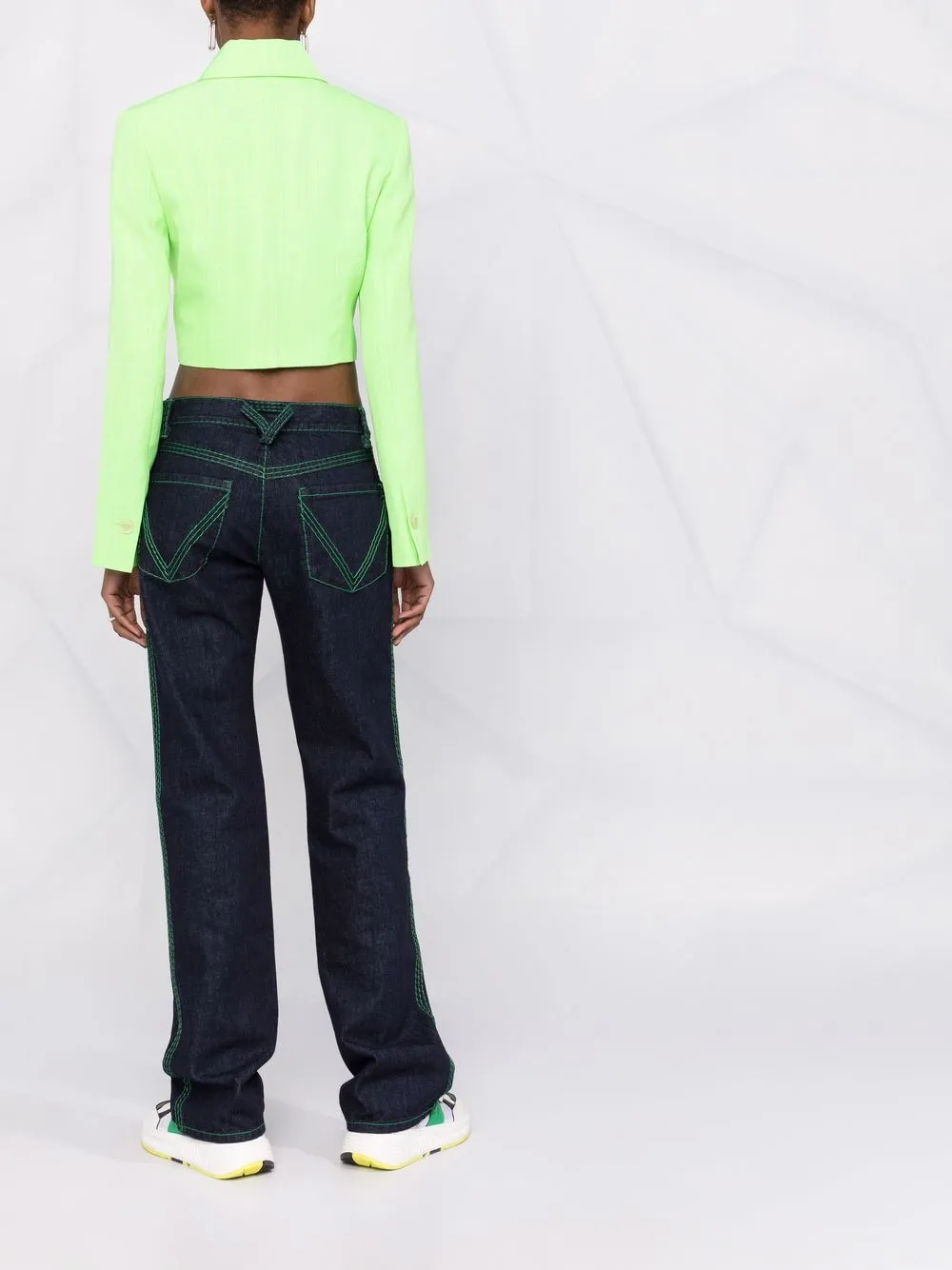 Bottega Veneta contrast-stitching 