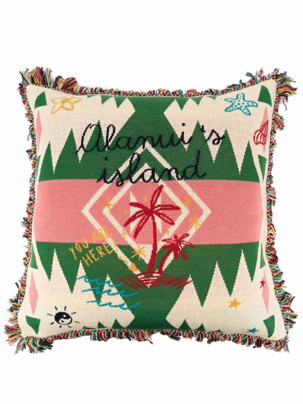 фото Alanui summer vibes icon pillow multicolor