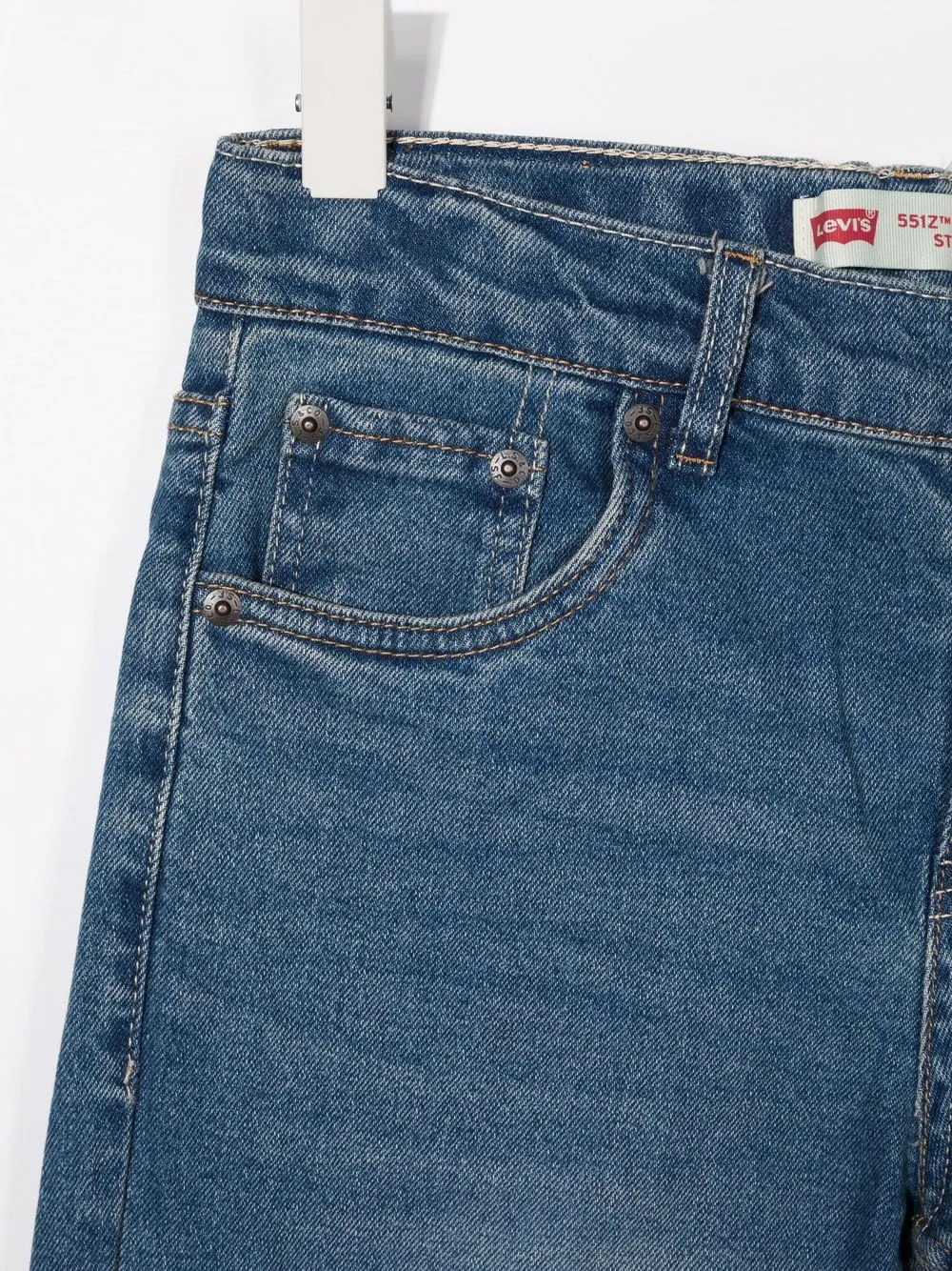 фото Levi's kids джинсы кроя слим с эффектом потертости