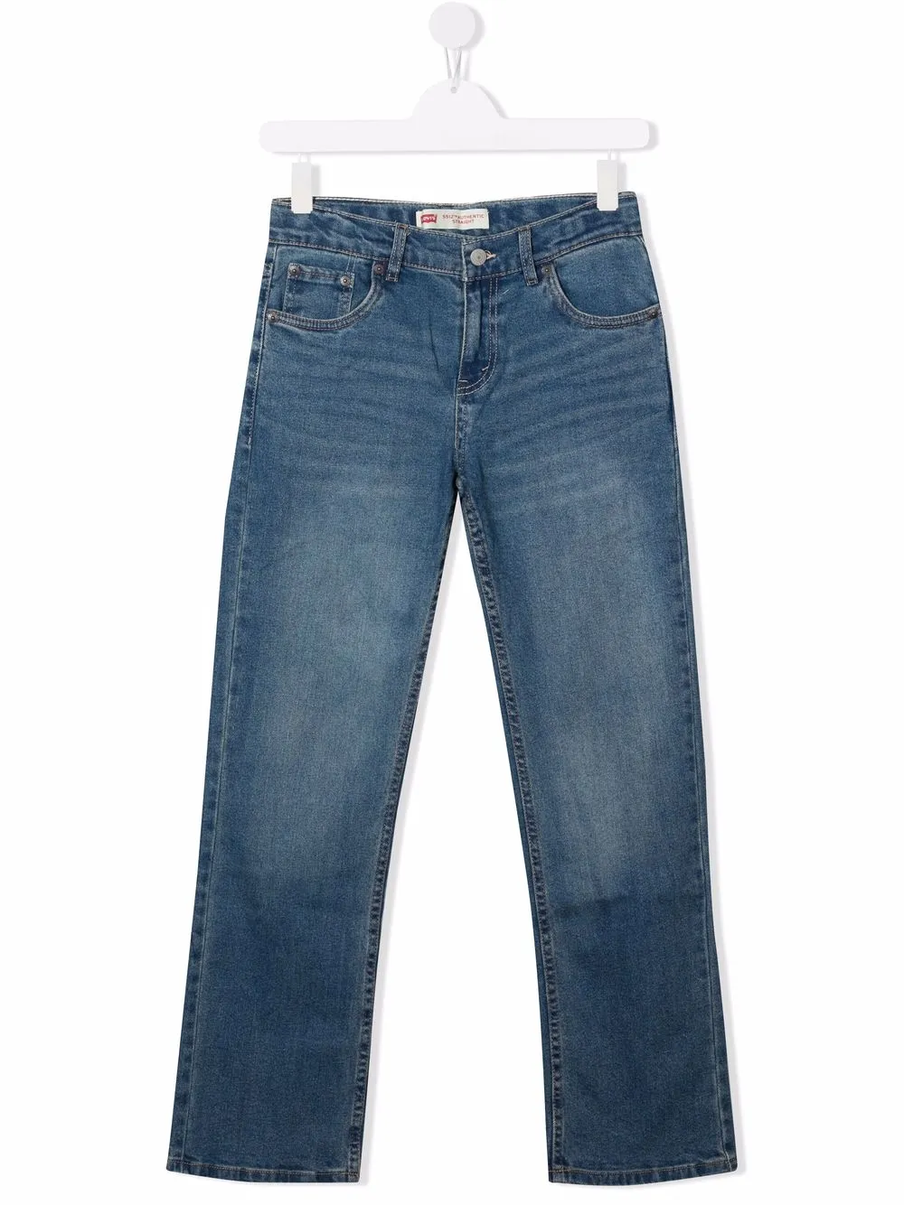 фото Levi's kids джинсы кроя слим с эффектом потертости