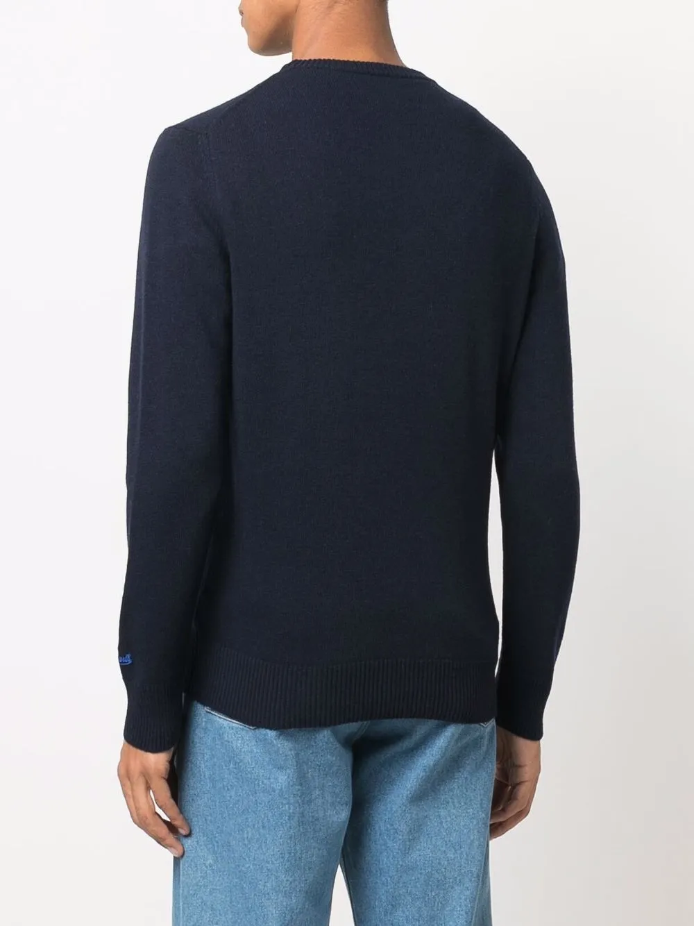 MC2 Saint Barth Trui met ronde hals Blauw