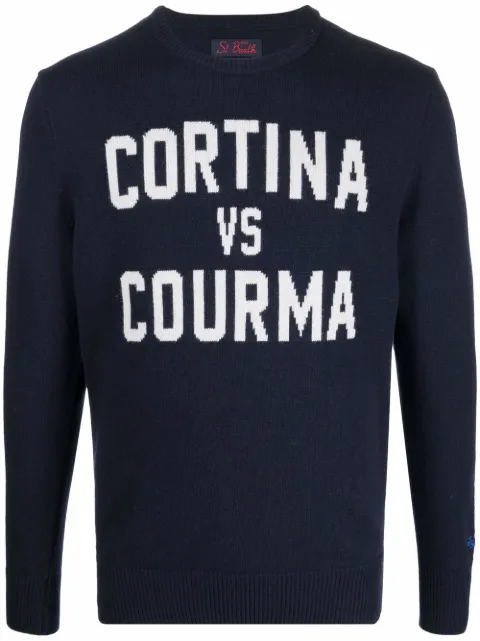 MC2 Saint Barth slogan crew-neck jumper 